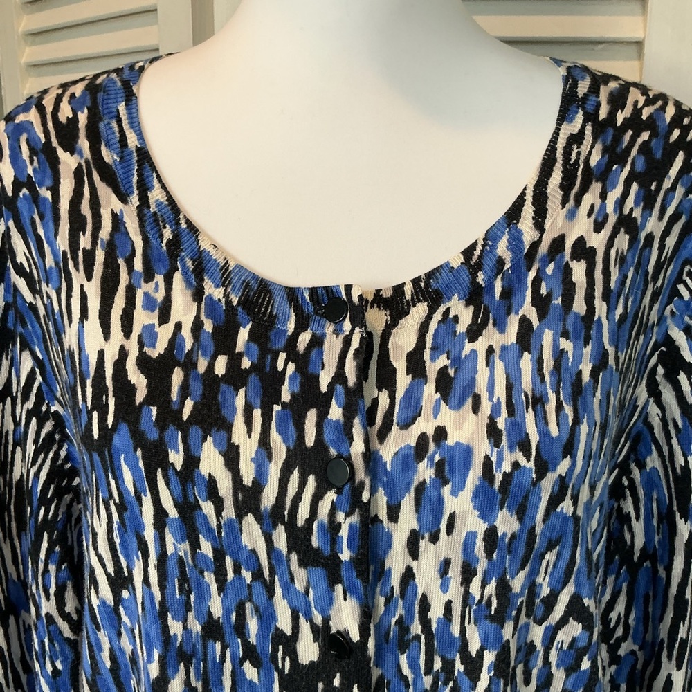 Talbots Nantucket Multicolor Patterned Cotton Car… - image 2